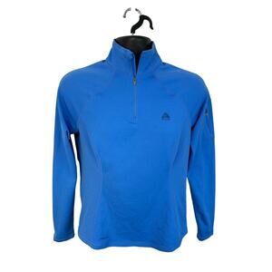 Nike ACG Womens Atheltic Pullover Dri Fit Blue Size Medium Y2K